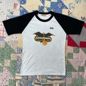 Vintage 80s LANTIRN F-14 Tomcat US Air Force Raglan Tee Shirt College House S